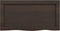 vidaXL - Wastafelblad - 40x30x(2-6) - cm - behandeld - massief - hout - donkerbruin