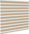 vidaXL - Zebra - Blind - 155x150 - cm - stofbreedte - 150,9 - cm - polyester - zandbruin