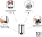 Brabantia NewIcon Prullenbak - 3 liter - Brilliant Steel