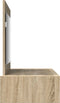 vidaXL - Wandkaptafel - Sonoma - Eiken - 100x40x70 - cm