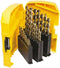 DeWalt CASSETTA - Metaalboren set 29x - EXTREME kobalt boorpunt - Goudkleurige coating