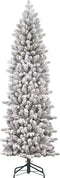 Black Box Trees Harma Smalle Kunstkerstboom - H215 x Ø66 cm - Groen Frosted