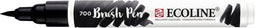 Brushpen Talens Ecoline 700 zwart - 3 stuks