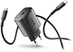 NGS BUD 45W-C - AC Oplader - 1x USB Type-C - Snel opladen - Zwart