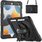 Accezz Rugged Backcover - Hoes met schouderstrap - Ingebouwde screenprotector - Zwart