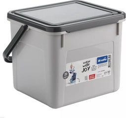 ROTHO - Poedercontainer, tabletten wasmiddel - Grijze kleur - 4,5L