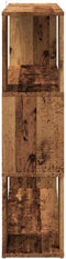 vidaXL - Boekenkast/kamerscherm - 100x24x94 - cm - oud - houtkleurig