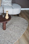 Veer Carpets Stone - Vloerkleed Kiezelvormig 160 x 230 cm - 100% Wol - Donker Beige