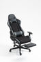 VDD Gaming - Gamestoel - Ergonomisch - Voetsteun - Zwart-Grijs