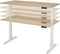 Ergonomisch elektrische verstelbaar zit/sta bureau Teez breed 160CM diep bladkleur Speciale Kleur framekleur Antraciet (Ral 7016)