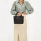 Hide & Stitches Discover Handtas - Crossbody Schoudertas - Zwart - 100% Leer