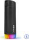 Hidrate Spark Chug slimme waterfles - Roestvrij staal - 620ml - LED verlichting - Zwart