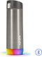 Hidrate Spark Chug slimme waterfles - Roestvrij staal - 620ml - LED verlichting - Zilverkleurig