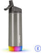 Hidrate Spark Straw slimme waterfles - Roestvrij staal - 620ml - LED verlichting - Zilverkleurig