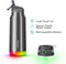 Hidrate Spark Straw slimme waterfles - Roestvrij staal - 946ml - LED verlichting - Zilverkleurig