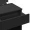 vidaXL - Kaptafel - met - LED-verlichting - 100x40x120 - cm - zwart
