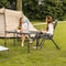 Travellife Lago - Camping Standenstoel - Verstelbaar in 7 standen - Stormy grey