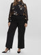 VERO MODA CURVE VMALLINAEVA WIDE PANT - Dames Broek - Maat S-42/44