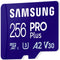 Samsung Pro Plus (2023) - microSDXC Geheugenkaart 256GB - UHS-1 tot 180/130MB/s - Inclusief SD-adapter