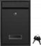 Brievenbus Wand Hangend - Maxorit Husy - Postbus Mailbox - Wandbrievenbus - RVS - Zwart