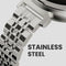 HiFuture Aura Smartwatch dames, 1,08 inch roestvrijstalen AMOLED-display, Stappenteller, Hartslagmeter, polshartslagmeter, echte Sp02-sensoren, IP68 waterdicht, activiteitenteller, magnetische lading compatibel met Android en iOS, kleur (Zwart)