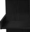 vidaXL - Zwart - Eiken - Bartafel - met - Opslagrek, - 100x50x101.5 - cm