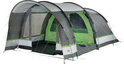 High Peak Tunneltent Brixen 4.0, 4 persoons, 1,9 m stahoogte, 4.000 mm waterdicht, verduisterde binnentent
