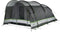 High Peak Tunneltent Brixen 4.0, 4 persoons, 1,9 m stahoogte, 4.000 mm waterdicht, verduisterde binnentent