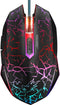 High-Precision Gaming Muis - Ergonomisch, 4 DPI-instellingen, RGB LED, 6 Knoppen - Compatibel met Alle OS