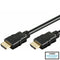 High Speed HDMI ™ cable with Ethernet, cable length 1.5 meters