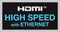 High Speed HDMI-Kabel met Ethernet - HDMI Connector - HDMI Connector - 4K@30Hz - ARC - 10.2 Gbps - 2.00 m - Rond - PVC - Zwart - Label