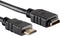 High Speed HDMI-Kabel met Ethernet - HDMI Connector - HDMI Female - 4K@30Hz - 10.2 Gbps - 5.00 m - Rond - PVC - Zwart - Envelop