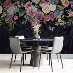 Melli Mello High on Love Wall Mural Black