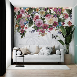Melli Mello High on Love Wall Mural White