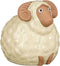 Mica Decorations Decoratief Object Schaap - 25.5x21.5x23 cm - Keramiek - Creme