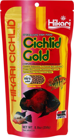 Hikari Cichlid Gold Mini (3.2-3.7mm) 250gr.