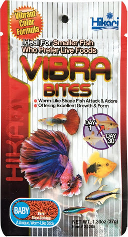 Hikari Tropical Vibra Bites Baby - Vissenvoer - 37 g