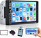 Hikity - 2 Din Autoradio - Bluetooth Handsfree - 7'' Touchscreen + Back-up Camera