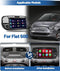 Hikity - 7'' Android Autoradio voor Fiat 500 (2007-2015) - 2+64GB met Draadloze Carplay & Android Auto