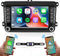 Hikity 7'' Draadloze Carplay Android Autoradio - GPS & Achteruitrijcamera - 1+32GB