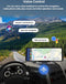 Hikity 9,3 inch Draagbaar Touchscreen - CarPlay en Android Auto, Voor- en Achtercamera