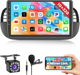 Hikity - Android 13 - Autoradio - 9 Inch Scherm - Navigatie