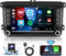 Hikity Android Autoradio voor VW - 7 Inch Touchscreen - Draadloze Carplay & Navi