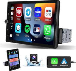 Hikity Touchscreen Autoradio: Geniet van een premium rijervaring met Apple CarPlay en uitgebreide functies!