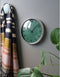 Cabanaz - Wandklok - Retro – Diameter van 30 cm – Pine Green