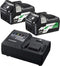 HiKOKI BoosterPack MultiVolt 2 x 18 V 5,0 Ah / 36 V 2,5 Ah + Acculader UC18YSL3 - UC18YSL3WEZ