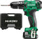 HiKOKI DV12DA WFZ 12V Li-Ion accu klopboor-/schroefmachine set (2x 2.5 accu) in koffer