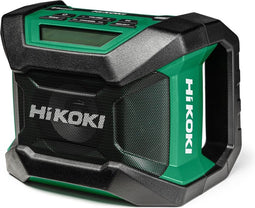 Hikoki UR18DAW4Z 18 Volt Digitale accu radio | FM en DAB+ bouwradio | 230 Volt en accu | Geleverd exclusief lader en accu's
