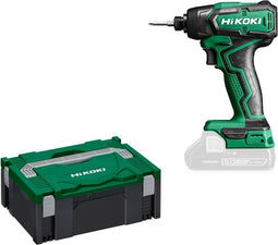 HiKOKI WH18DDW2Z 18V Li-Ion accu slagschroevendraaier body in systainer - 140Nm - 1/4" - koolborstelloos