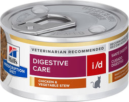 HILL'S PD Diet i / d Digestive Care Chicken&Vegetables - nat kattenvoer - 82 g